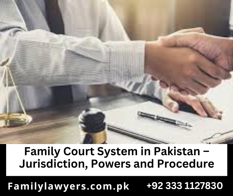 An overview of the family court system in Pakistan explaining its jurisdiction, powers and procedural framework.