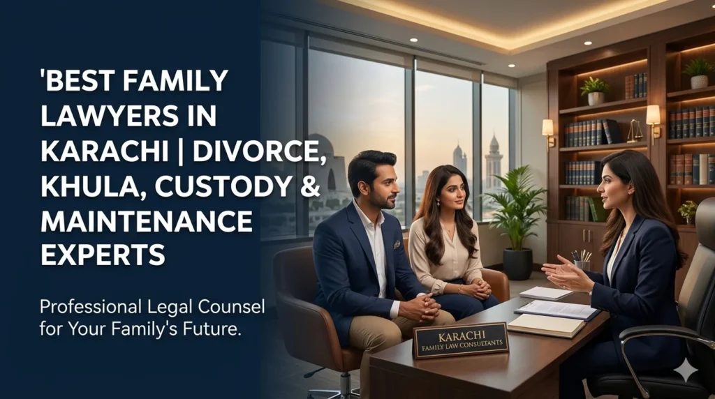 Best family lawyers in Karachi for divorce khula and child custody cases